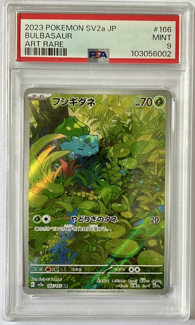 Pokemon SV2a n166 Bulbasaur PSA 9.jpeg