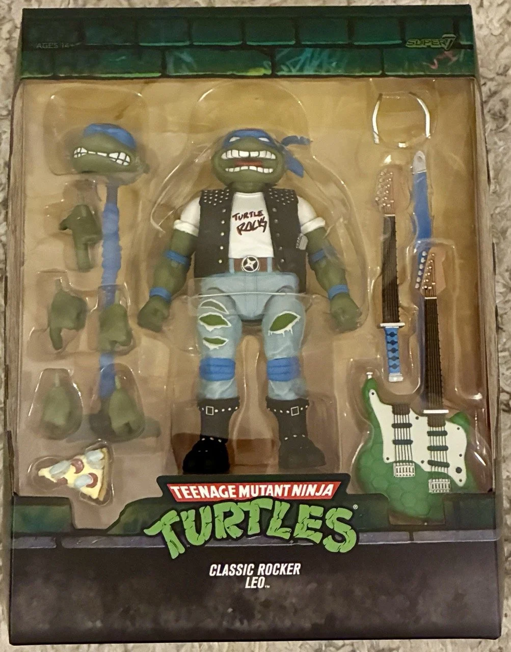 Super7 Ultimates! Collection TMNT Leonardo Rock