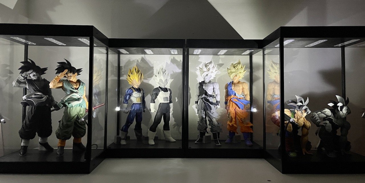 Vitrine pour figurines avec 5 niveaux et Éclairage LED - Vitrine