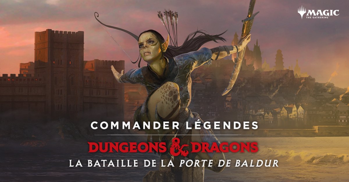 MAGIC TG Dungeons and Dragons La Bataille de la porte de Baldur