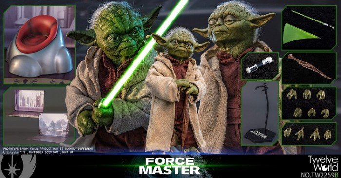 Twelve World Toys Force Master YODA