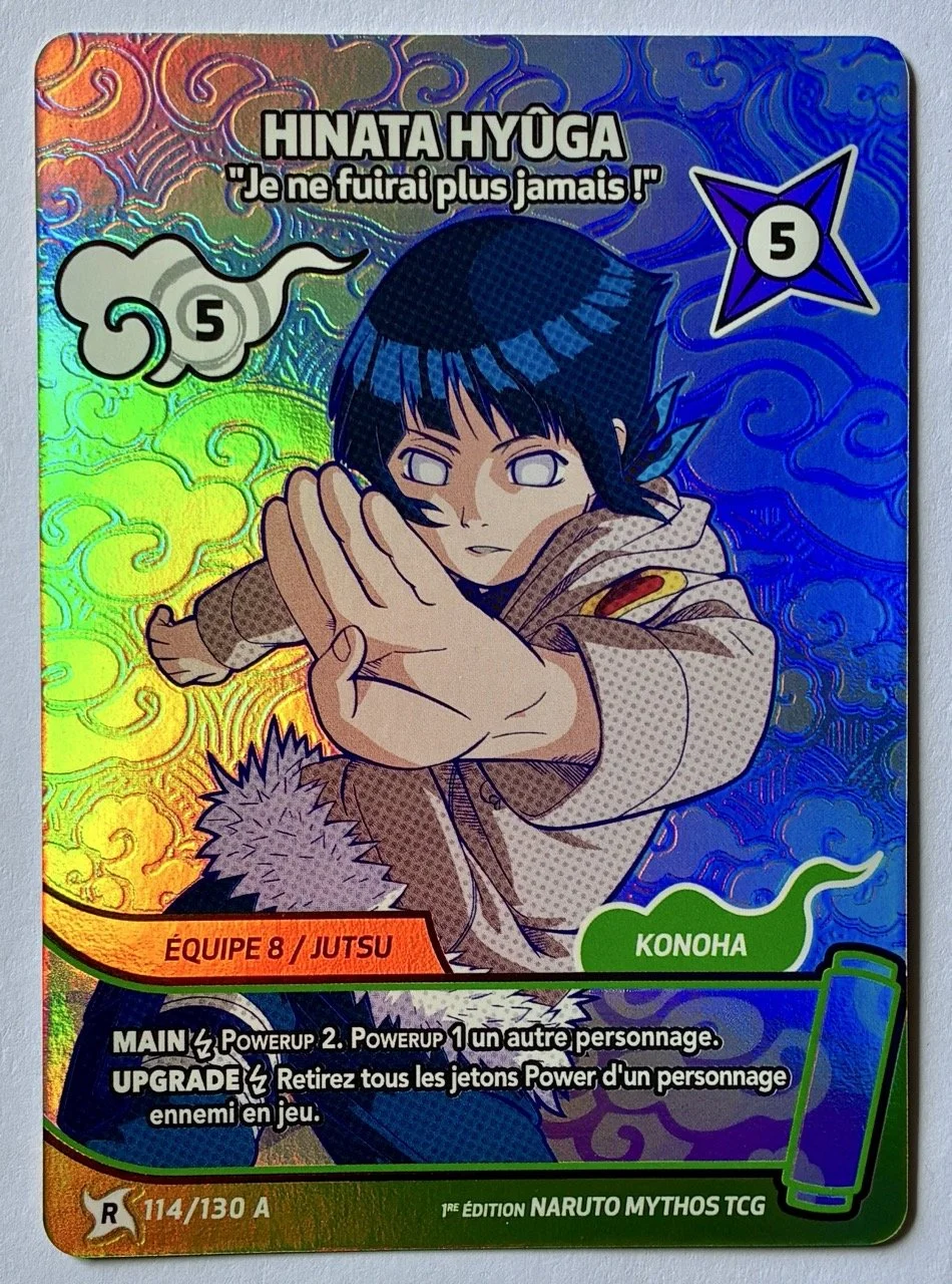 Carte Naruto Mythos 114A/130 R - Inata Hyuga