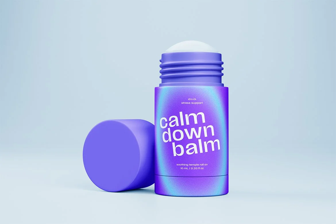 CALM DOWN BALM PACKAGING