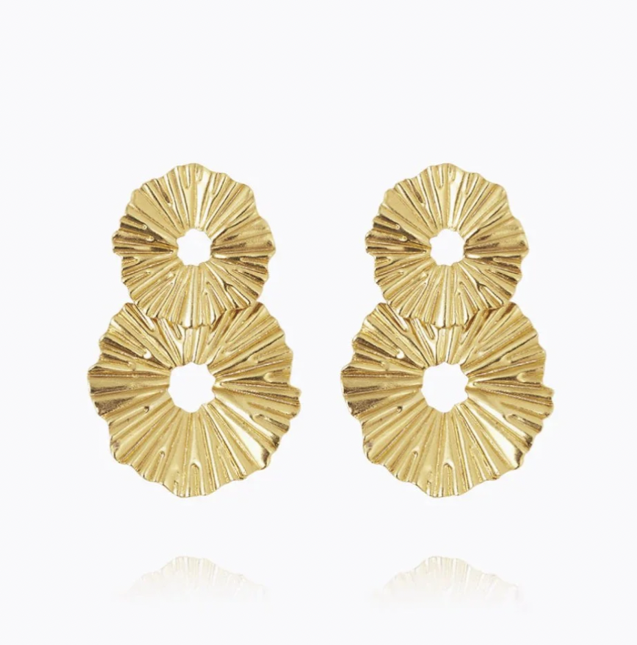 C SVEDBOM VASSIA GOLD EARRINGS
