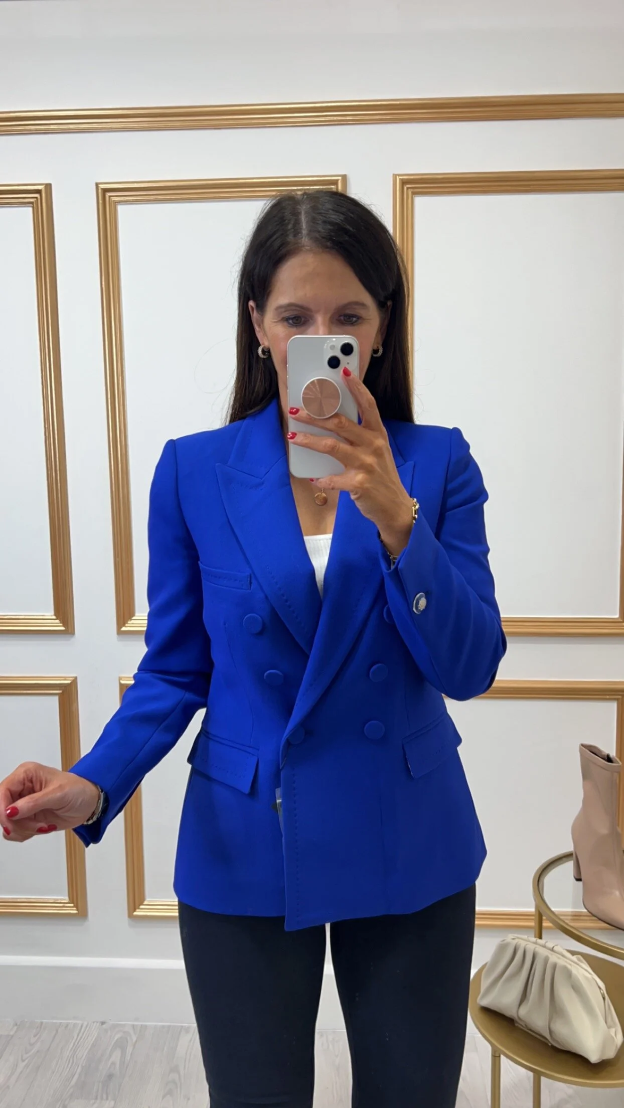 Blue blazer pic hot sale