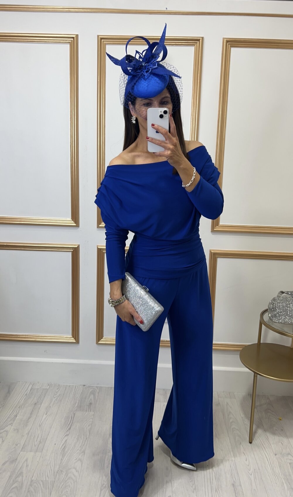 Blue Tina Jumpsuit — Fusion Fashion Moycullen