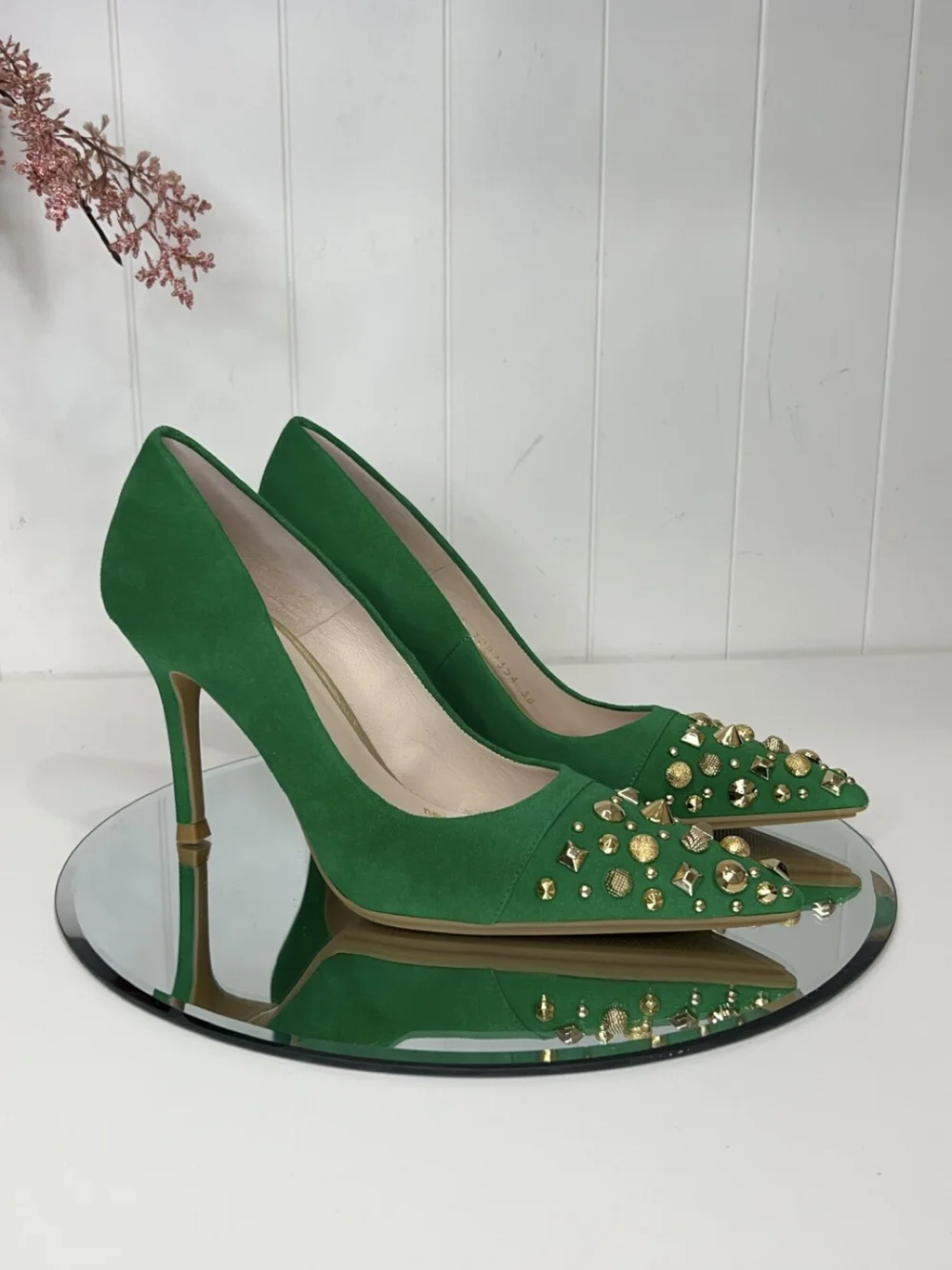 GREEN LODI COURT WITH STUDS — Fusion Fashion Moycullen