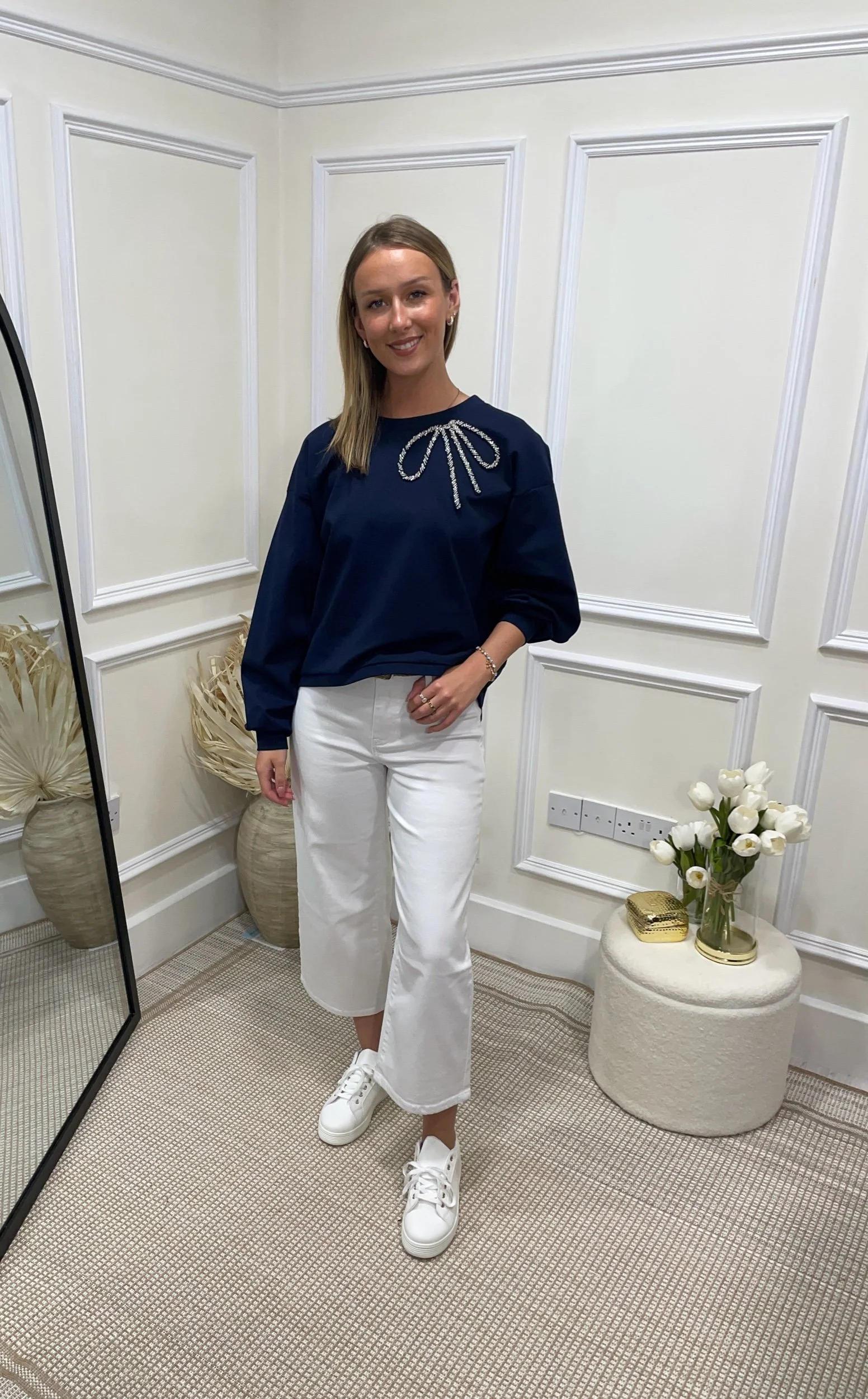EMILY NAVY JUMPER