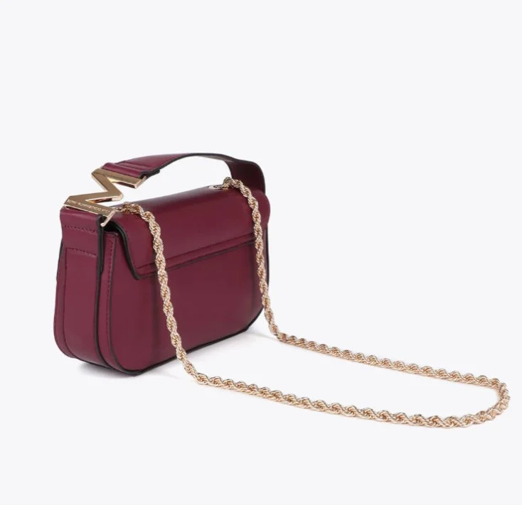 LC BURGUNDY CROSSBODY BAG