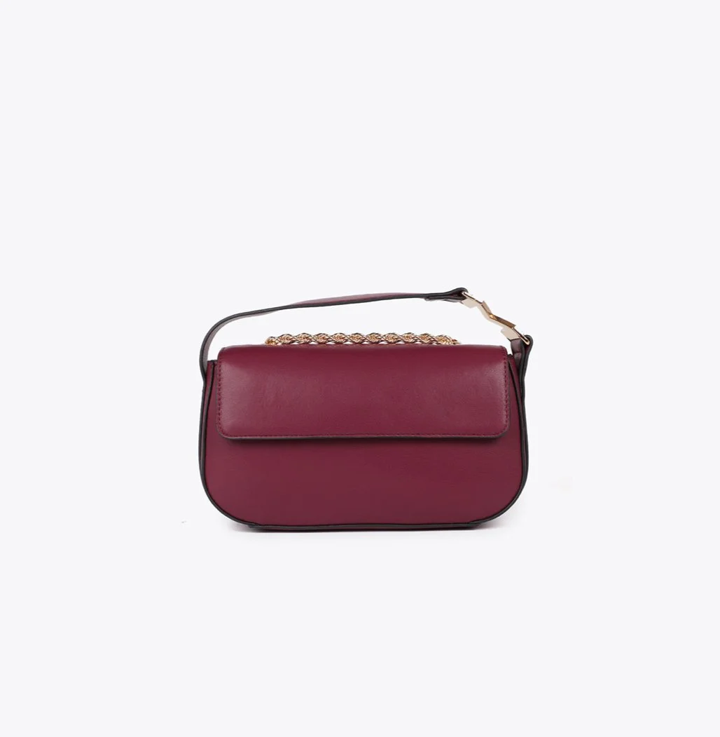 LC BURGUNDY CROSSBODY BAG