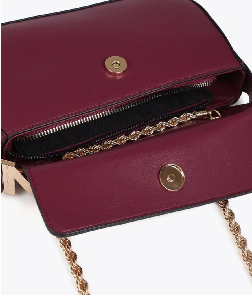 LC BURGUNDY CROSSBODY BAG