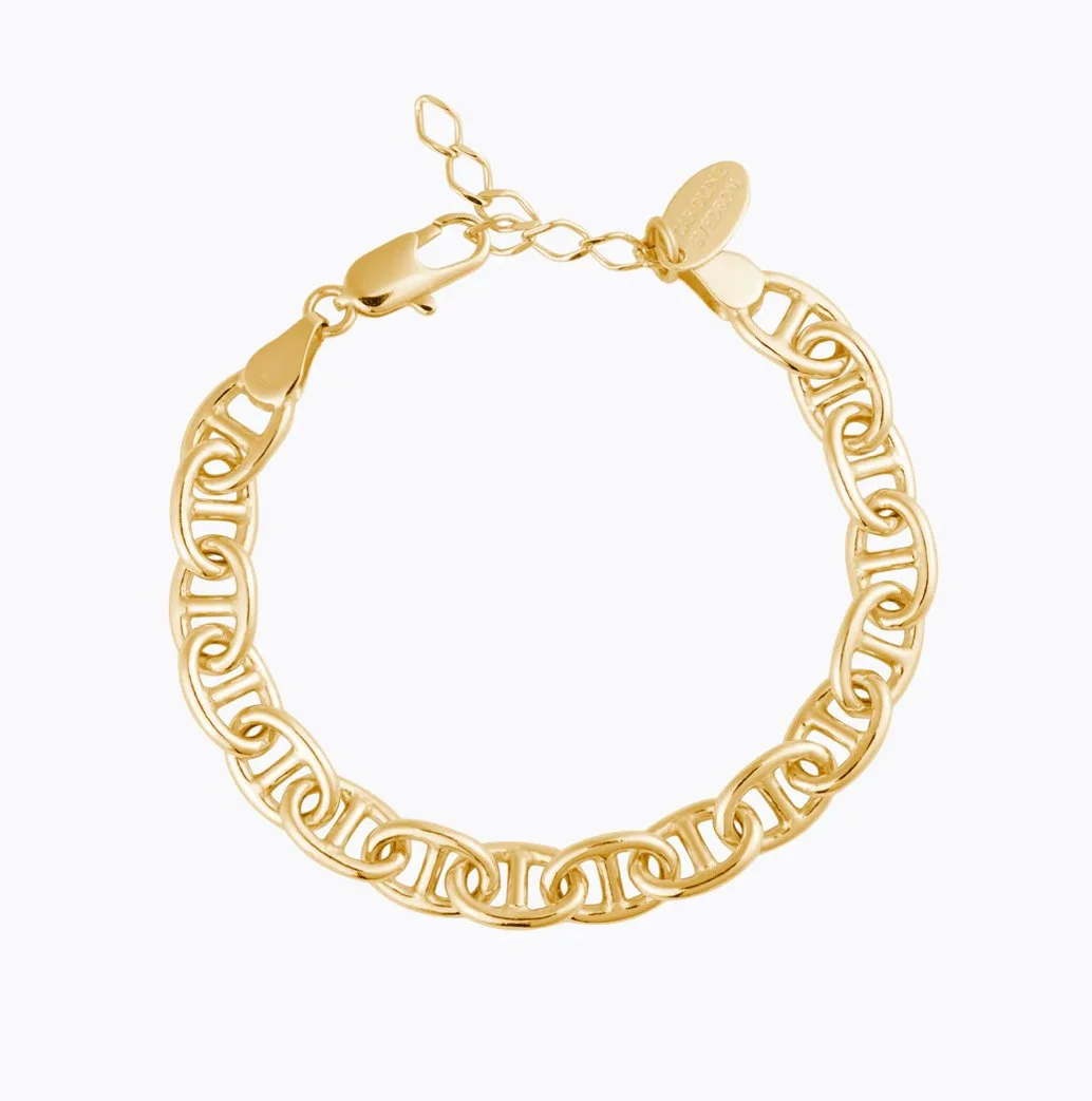 C SVEDBOM BETTY CHAIN GOLD BRACELET