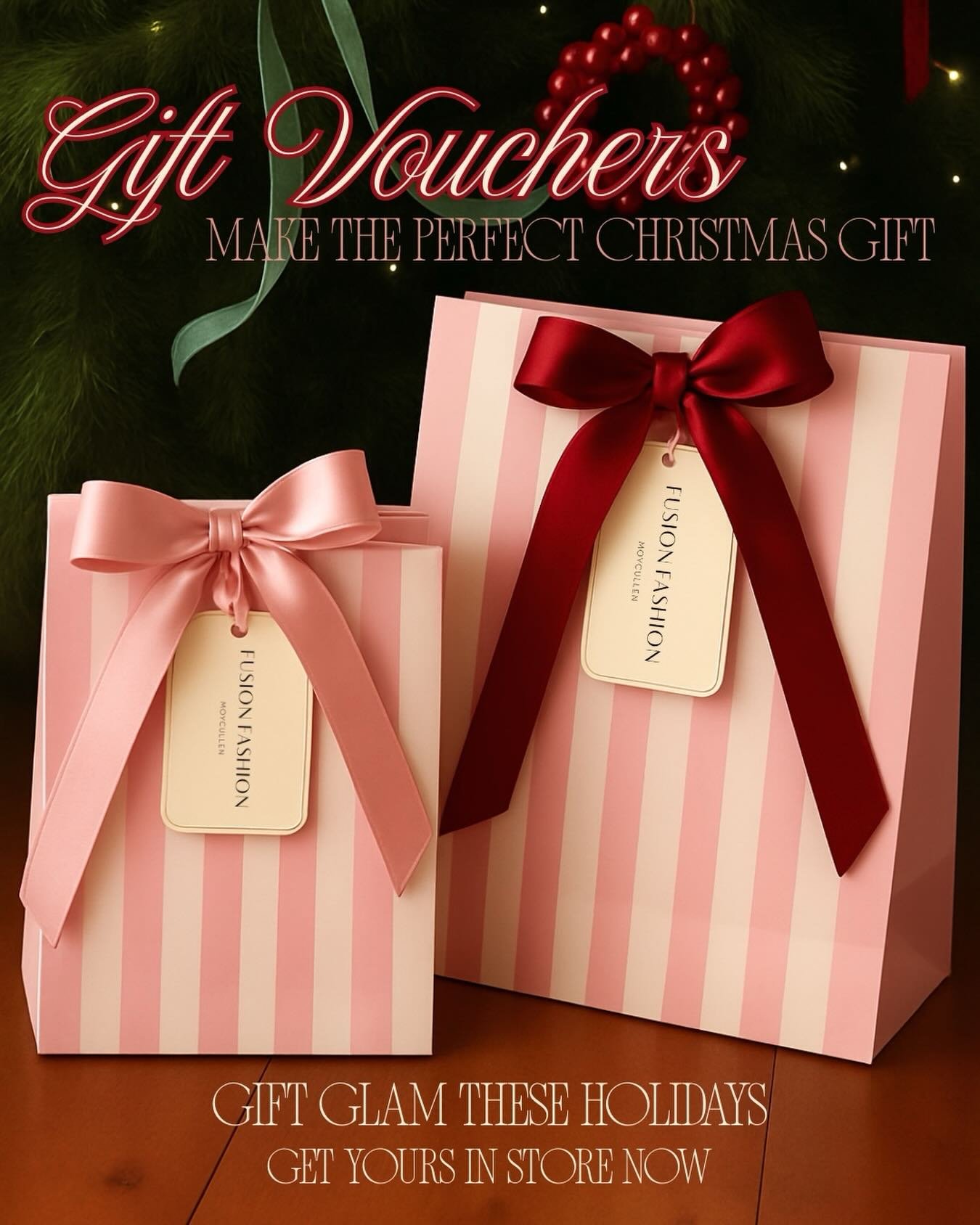 🎁 Gift Vouchers and E-Vouchers available online and in store. The perfect Gift 🥰
Open until 6pm
Fiona x 
#giftideasforher #giftvoucher
