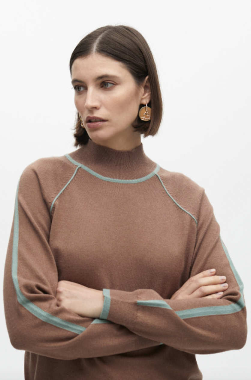 RACHEL BROWN & MINT JUMPER