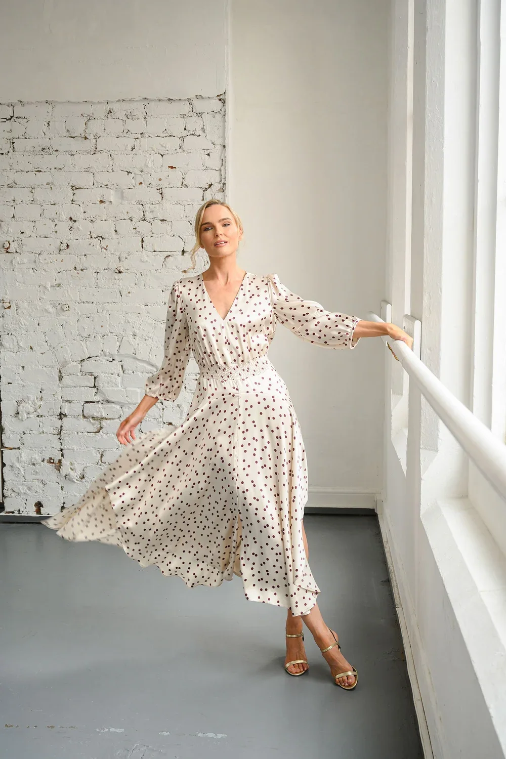 SCOUT BERRY DOT DRESS