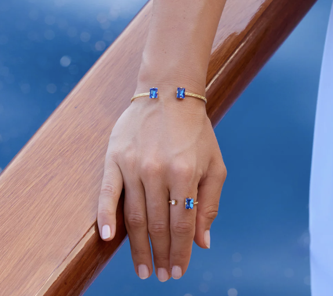 CS Diora Stud Bracelet - ReCreated™ Ice Blue