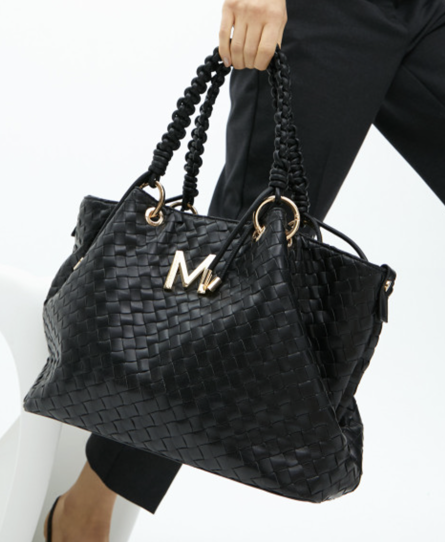 ORLA BLACK LARGE TOTE BAG