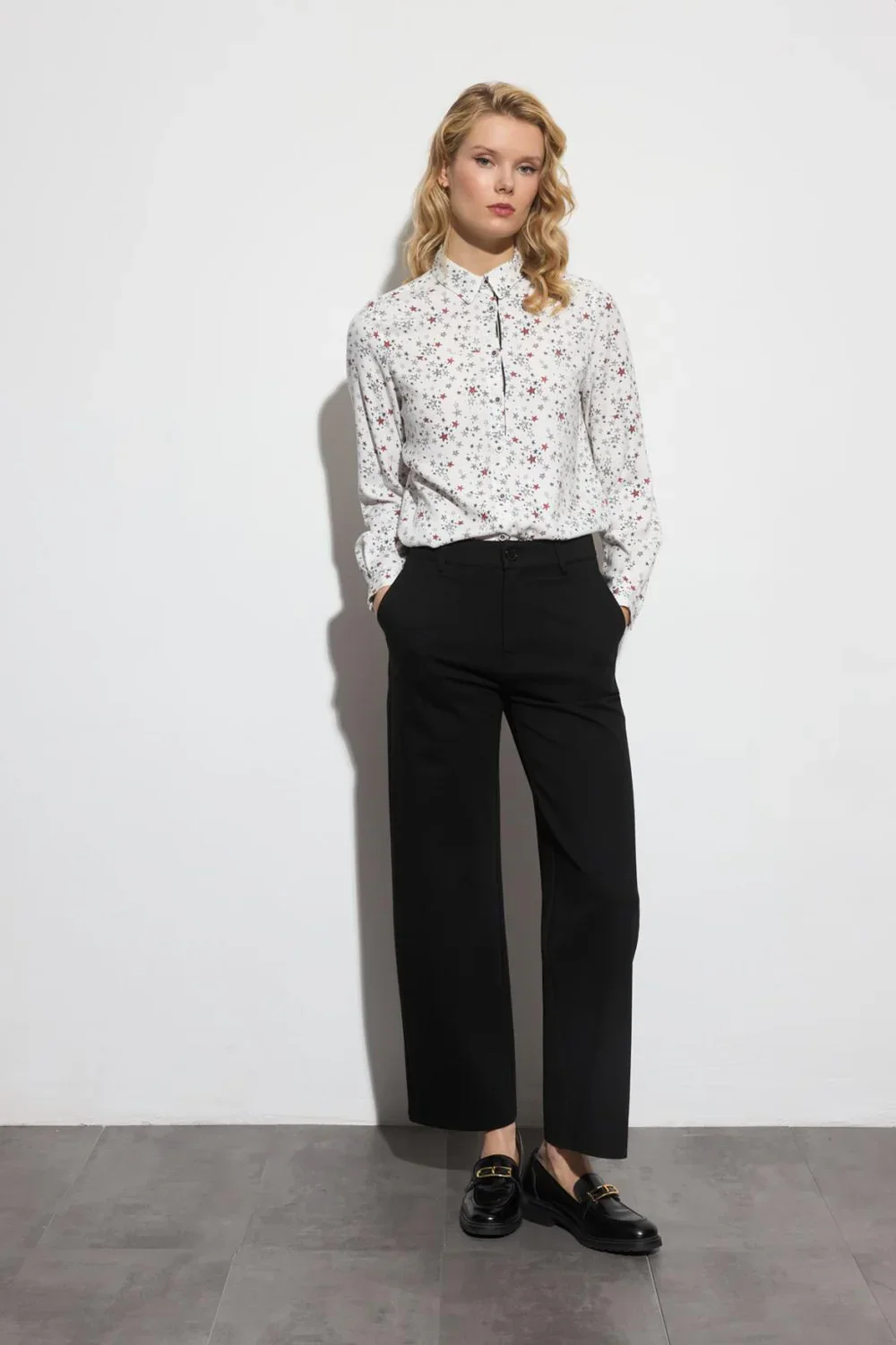 HEATHER BLACK TROUSERS