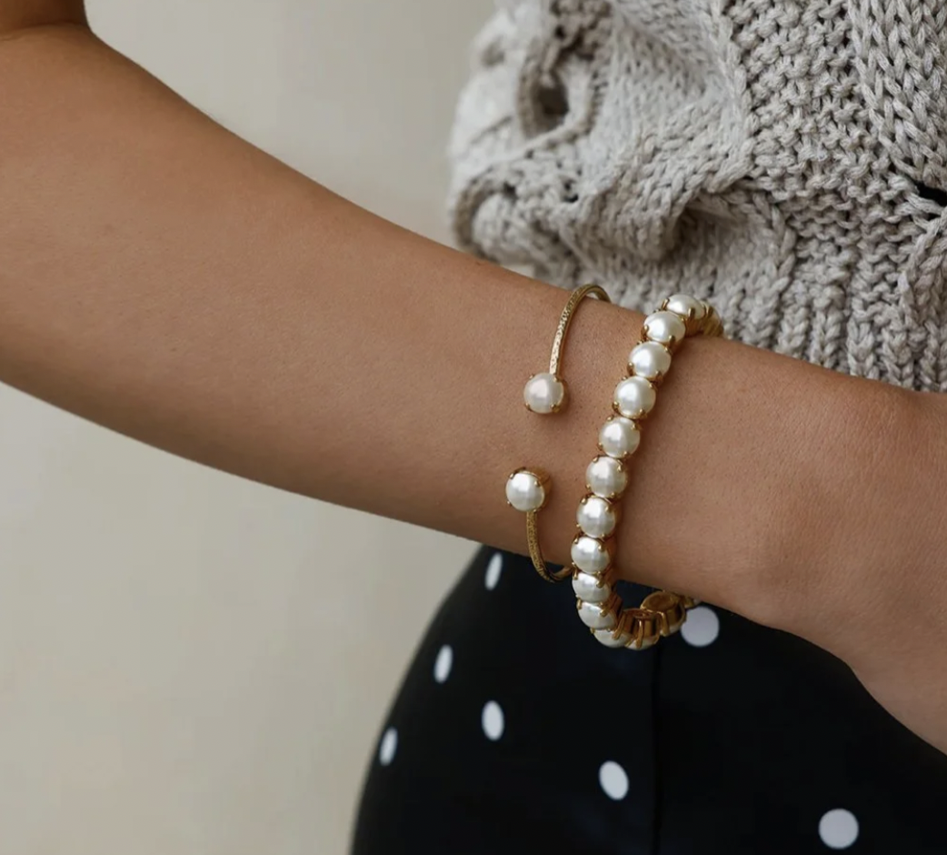 C SVEDBOM GIA STUD PEARL BRACELET