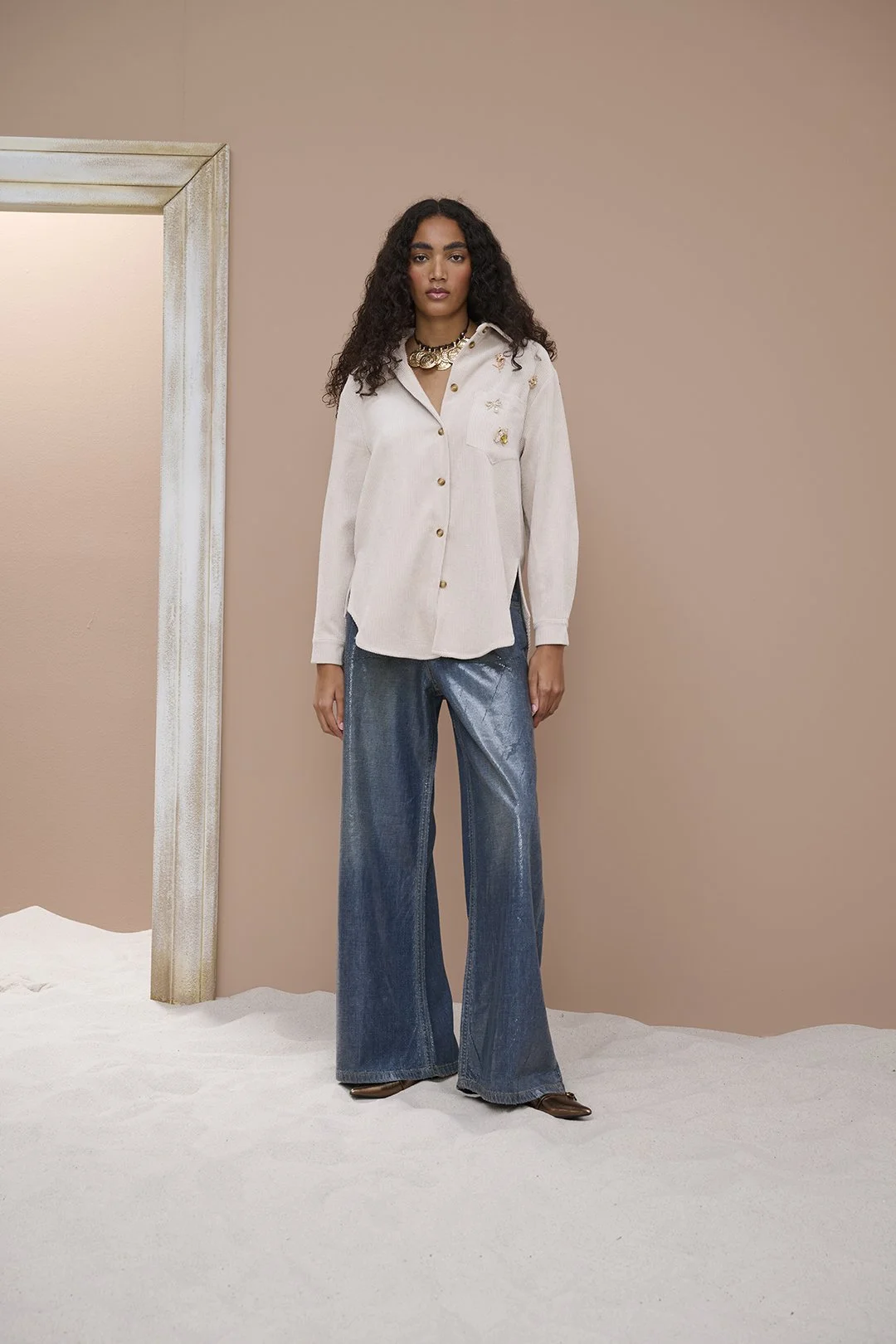 LIZZIE BIEGE CORDUROY SHIRT