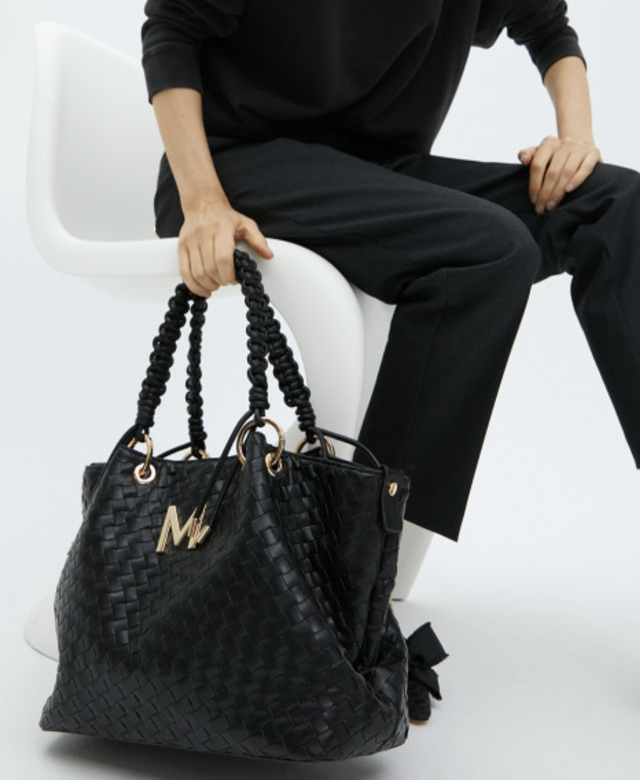 ORLA BLACK LARGE TOTE BAG