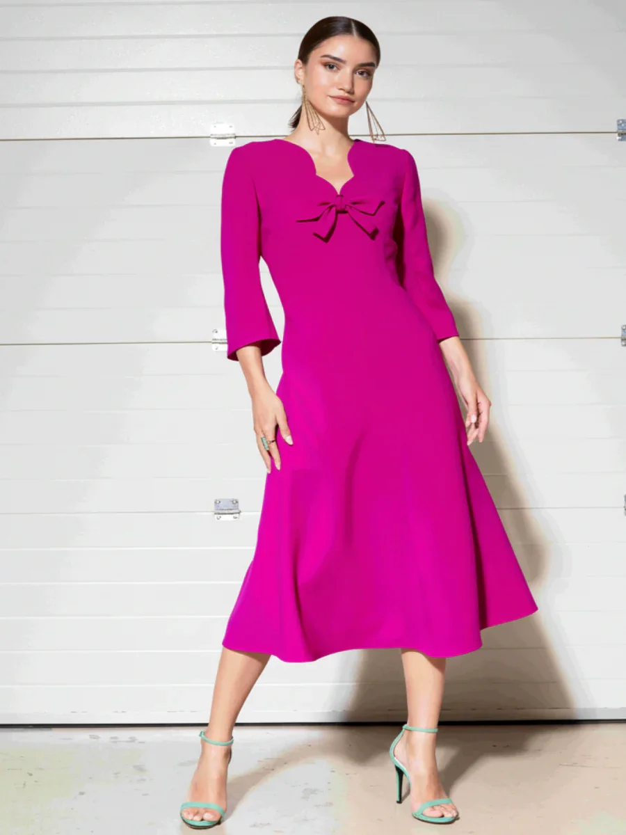 BELLE MAGENTA DRESS