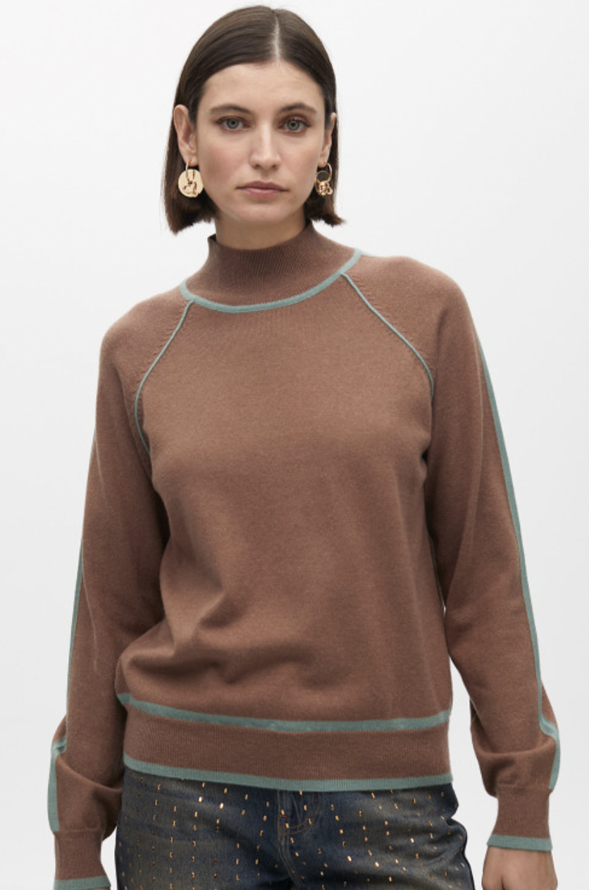 RACHEL BROWN & MINT JUMPER