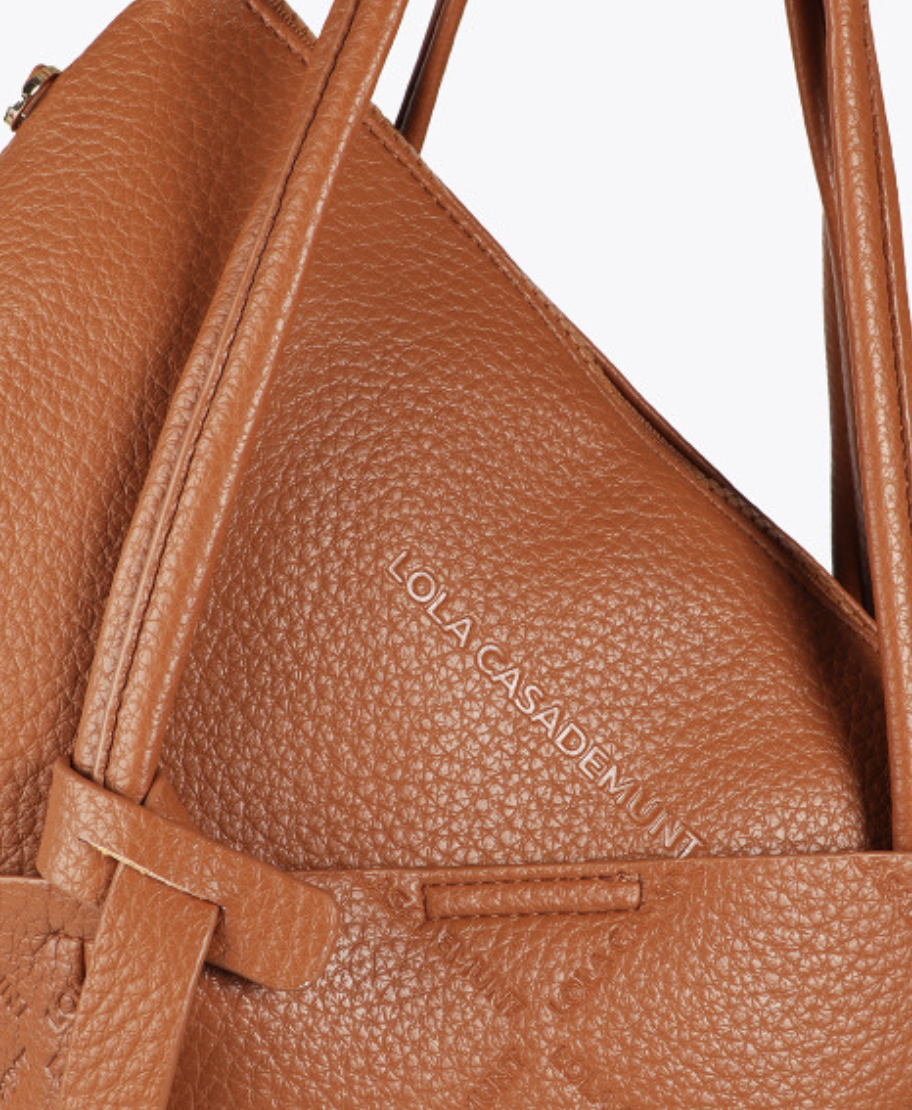MARIA BROWN LARGE TOTE BAG