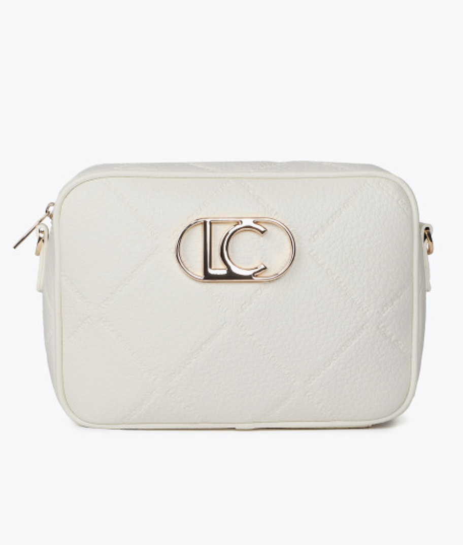 RAINA WHITE MEDIUM CROSSBODY BAG