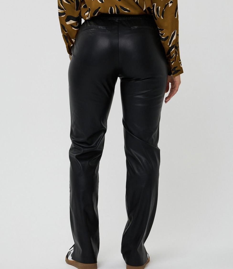 MARGOT BLACK LEATHER PANT