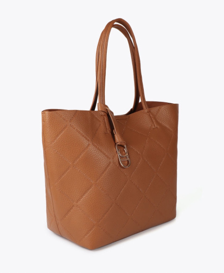 MARIA BROWN LARGE TOTE BAG