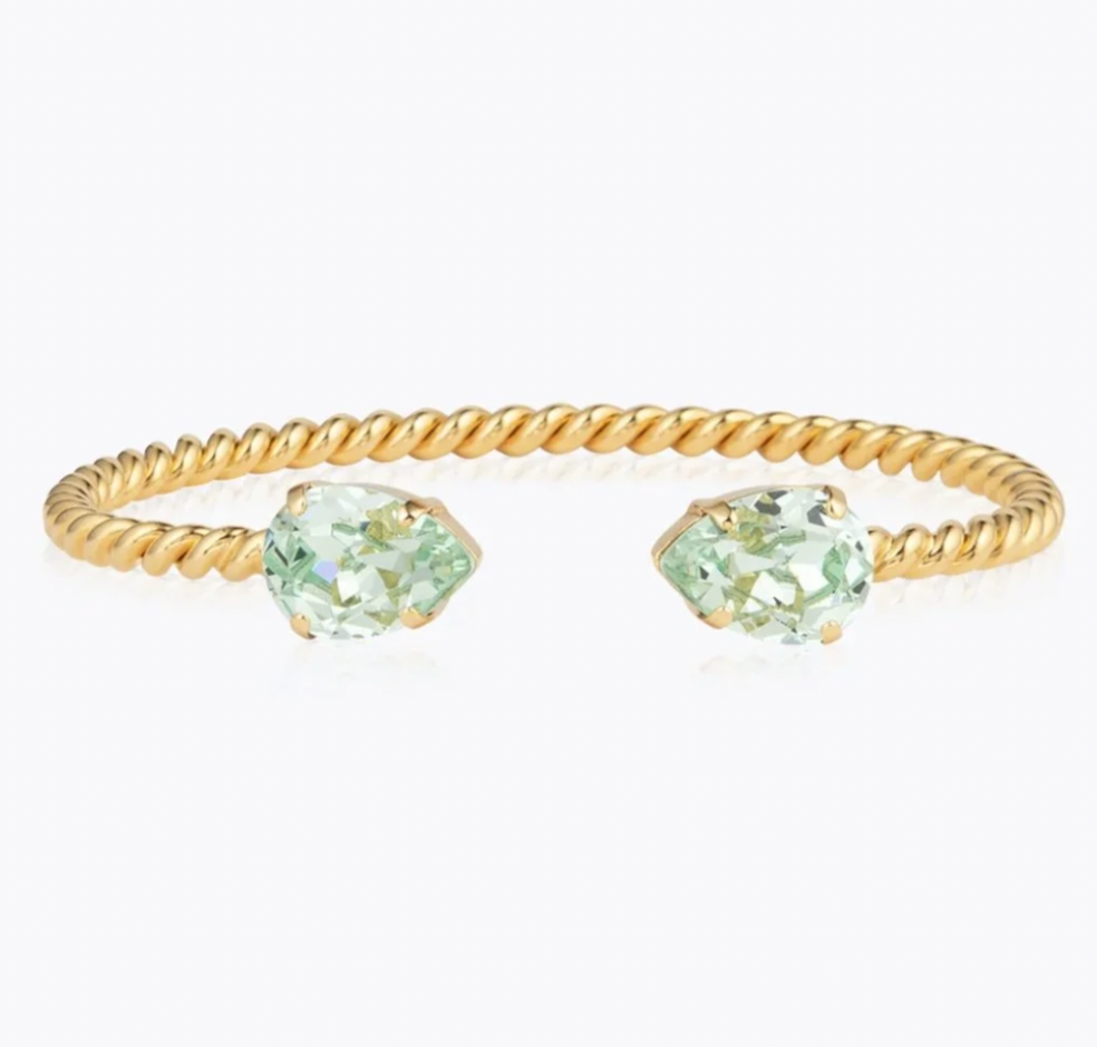 C SVEDBOM GREEN(PERIDOT) MINI DROP BRACELET