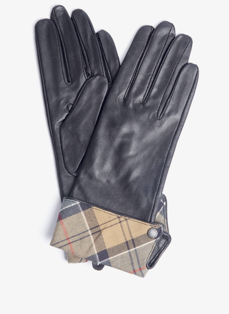 BARBOUR LADY JANE BLACK GLOVES