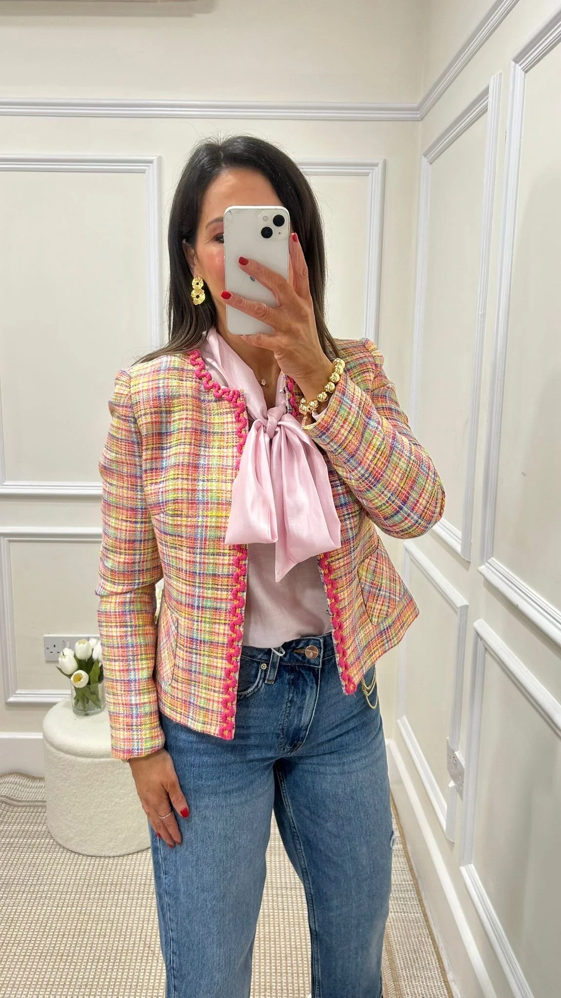 SIENNA PINK SHEER BLOUSE