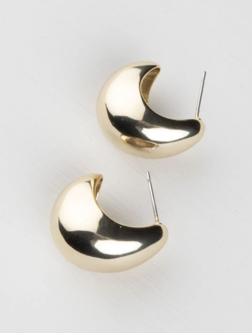 CORA GOLD BUBBLE CUFF EARRINGS