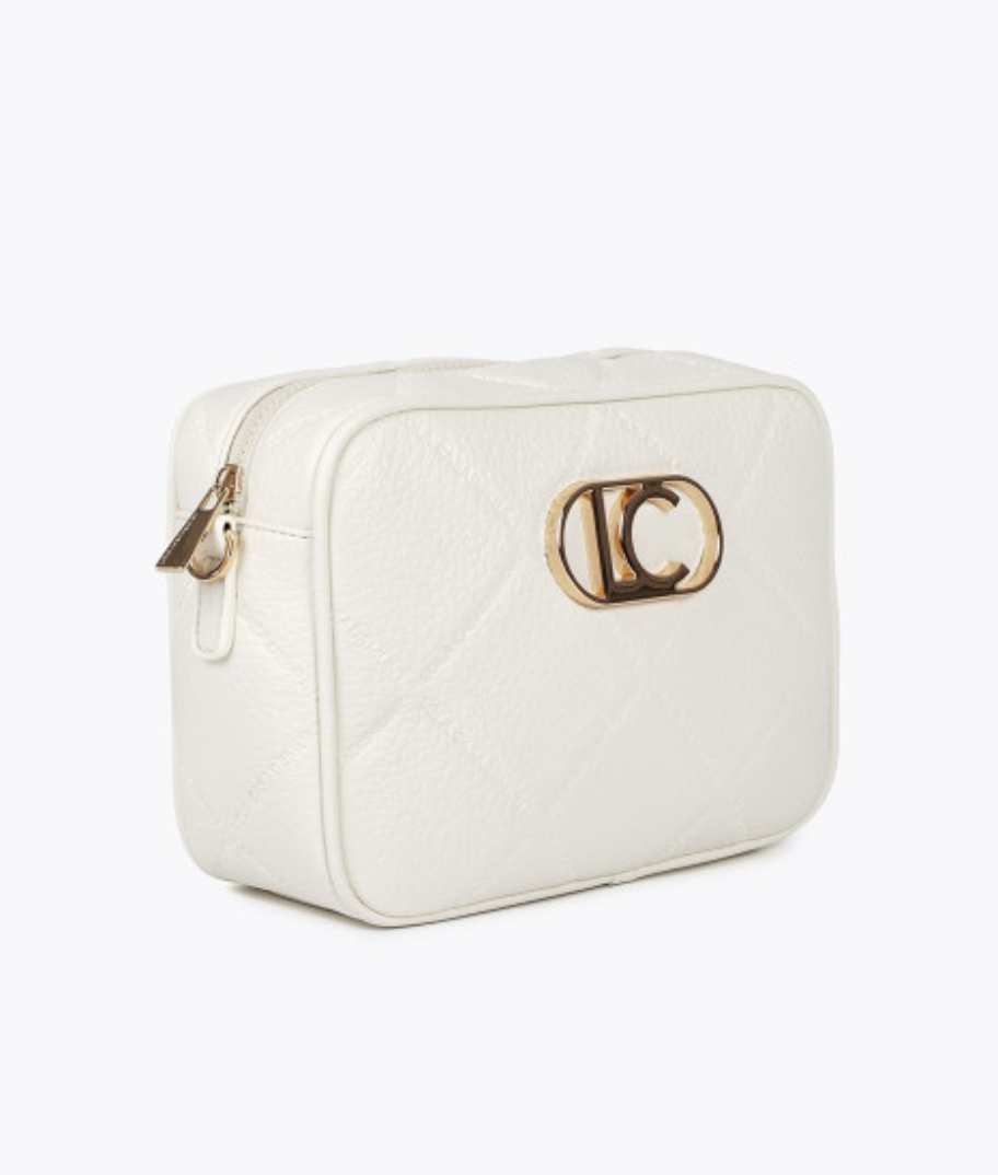 RAINA WHITE MEDIUM CROSSBODY BAG