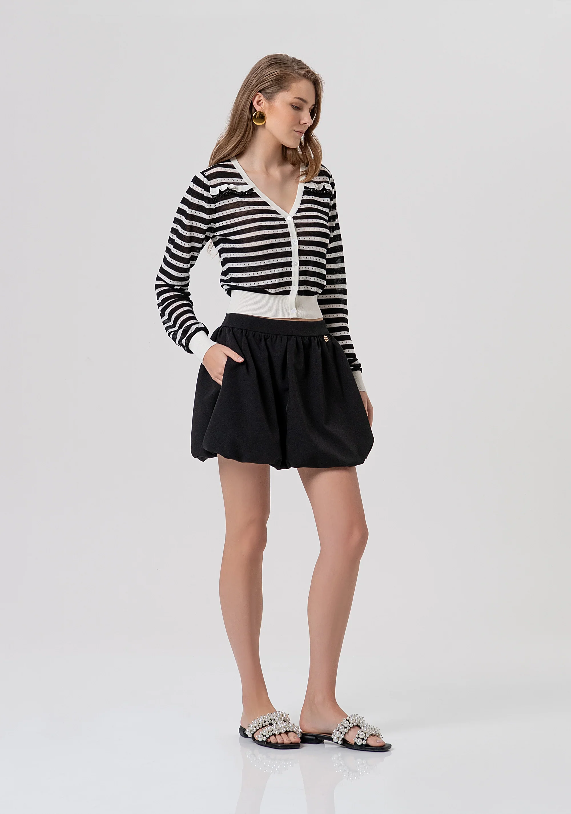 SICILY STRIPED CARDIGAN