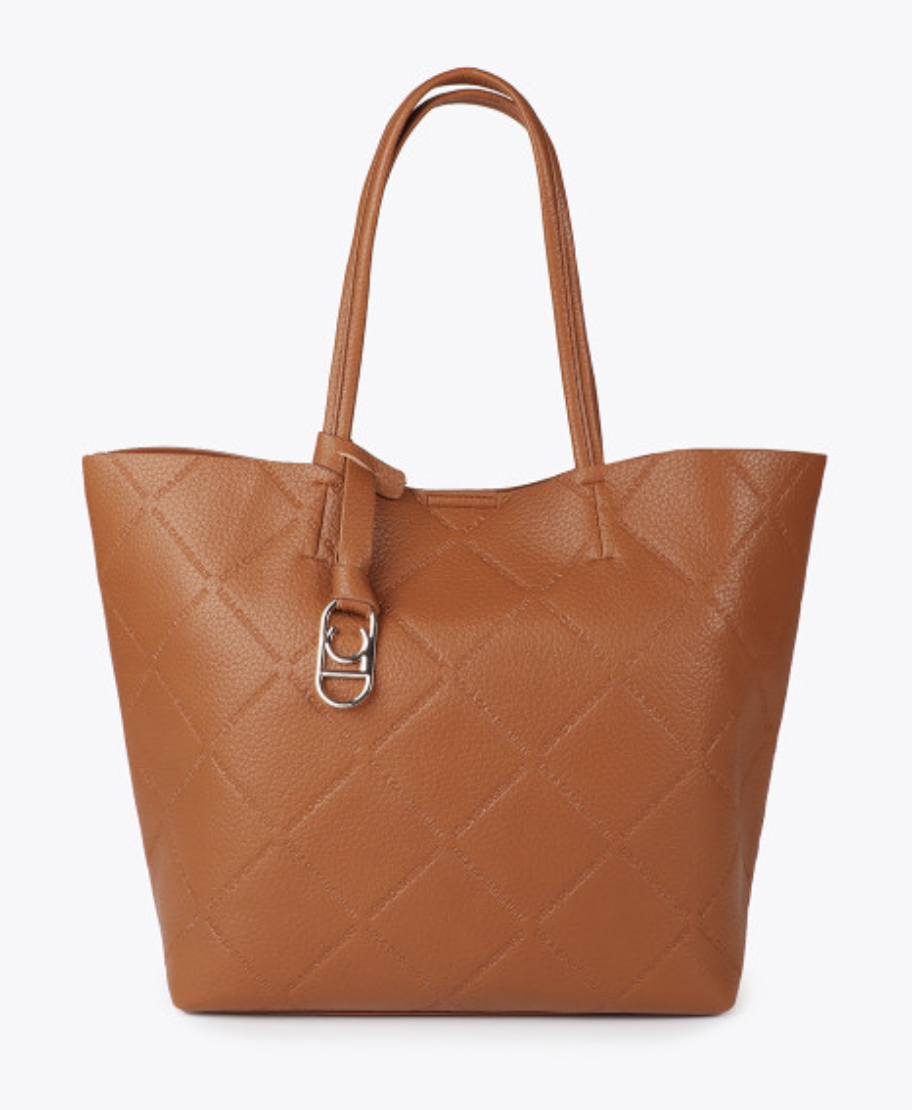MARIA BROWN LARGE TOTE BAG