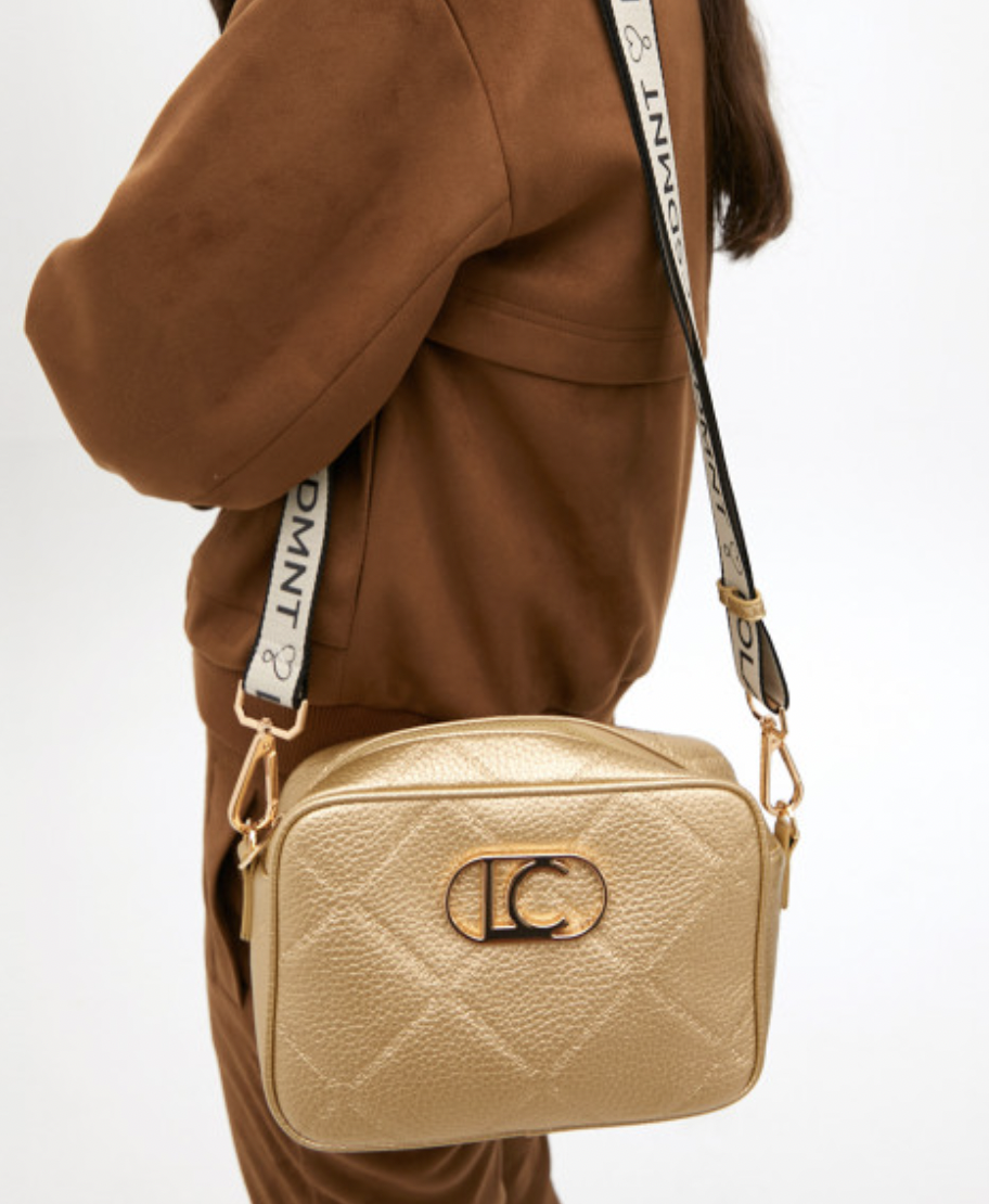 RAINA GOLD MEDIUM CROSSBODY BAG
