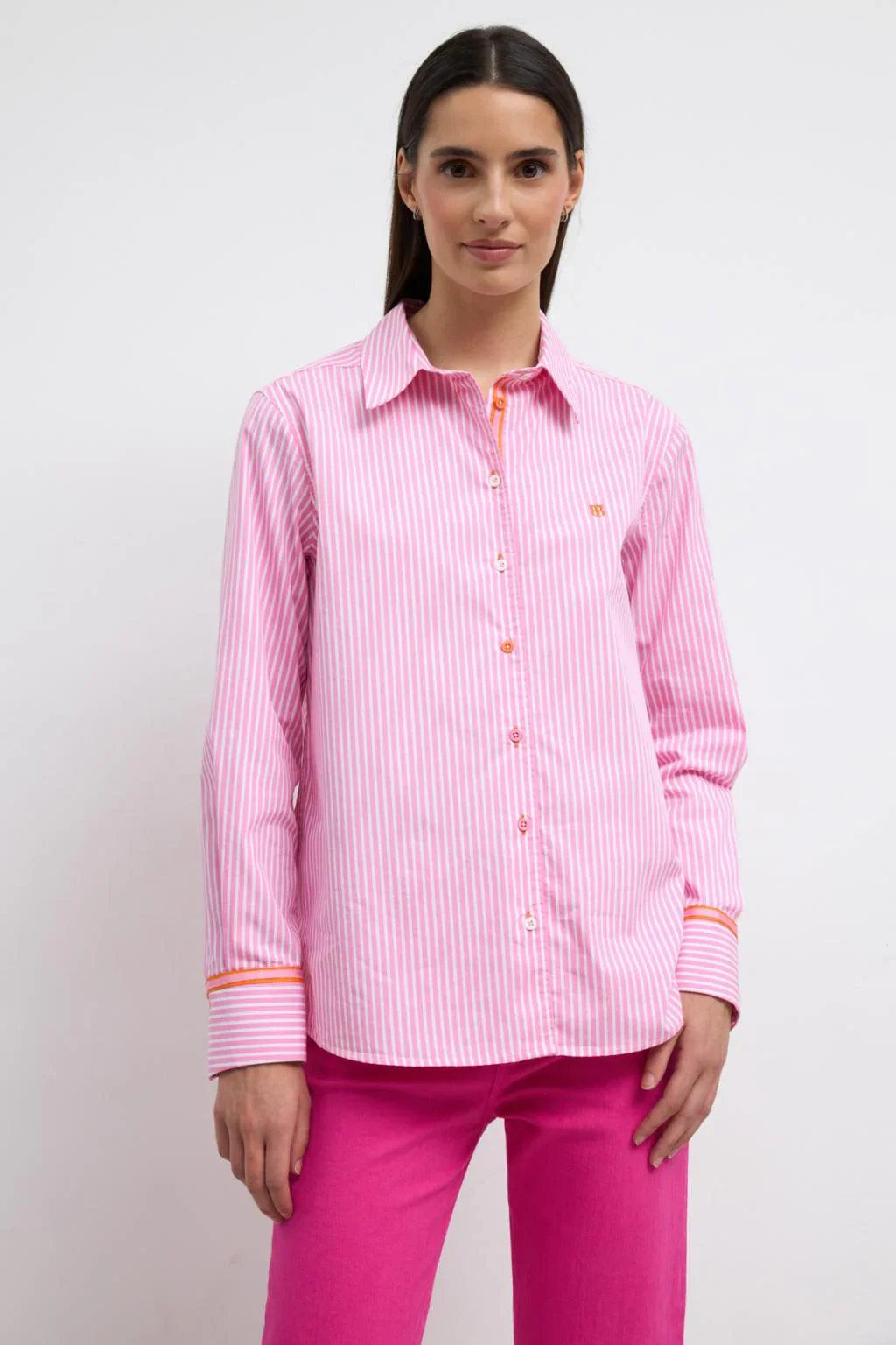 VERDA PINK STRIPE SHIRT