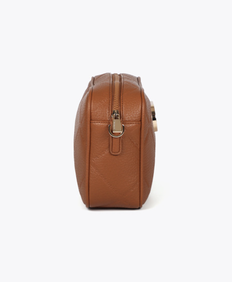 RAINA BROWN MEDIUM CROSSBODY BAG