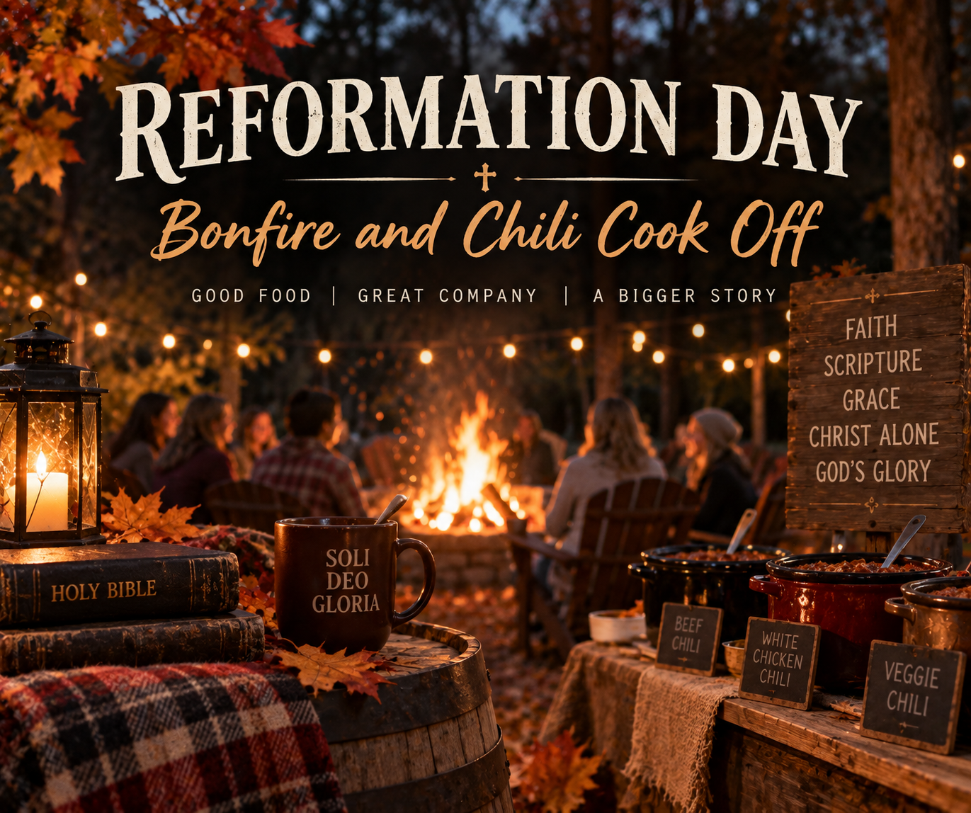 Reformation Day Bonfire and Chili Cook-off