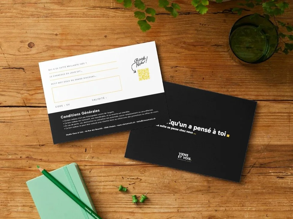 Carte cadeau pour shooting photo