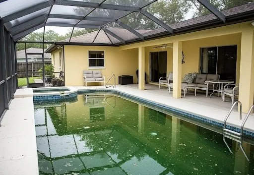 Green Pool After a Storm? Here’s How Spring Hill and Brooksville Pool Owners Can Recover Fast