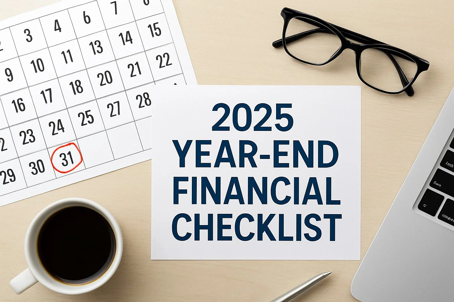 2025 Year-End Financial Checklist: 7 Smart Moves to Make Right Now