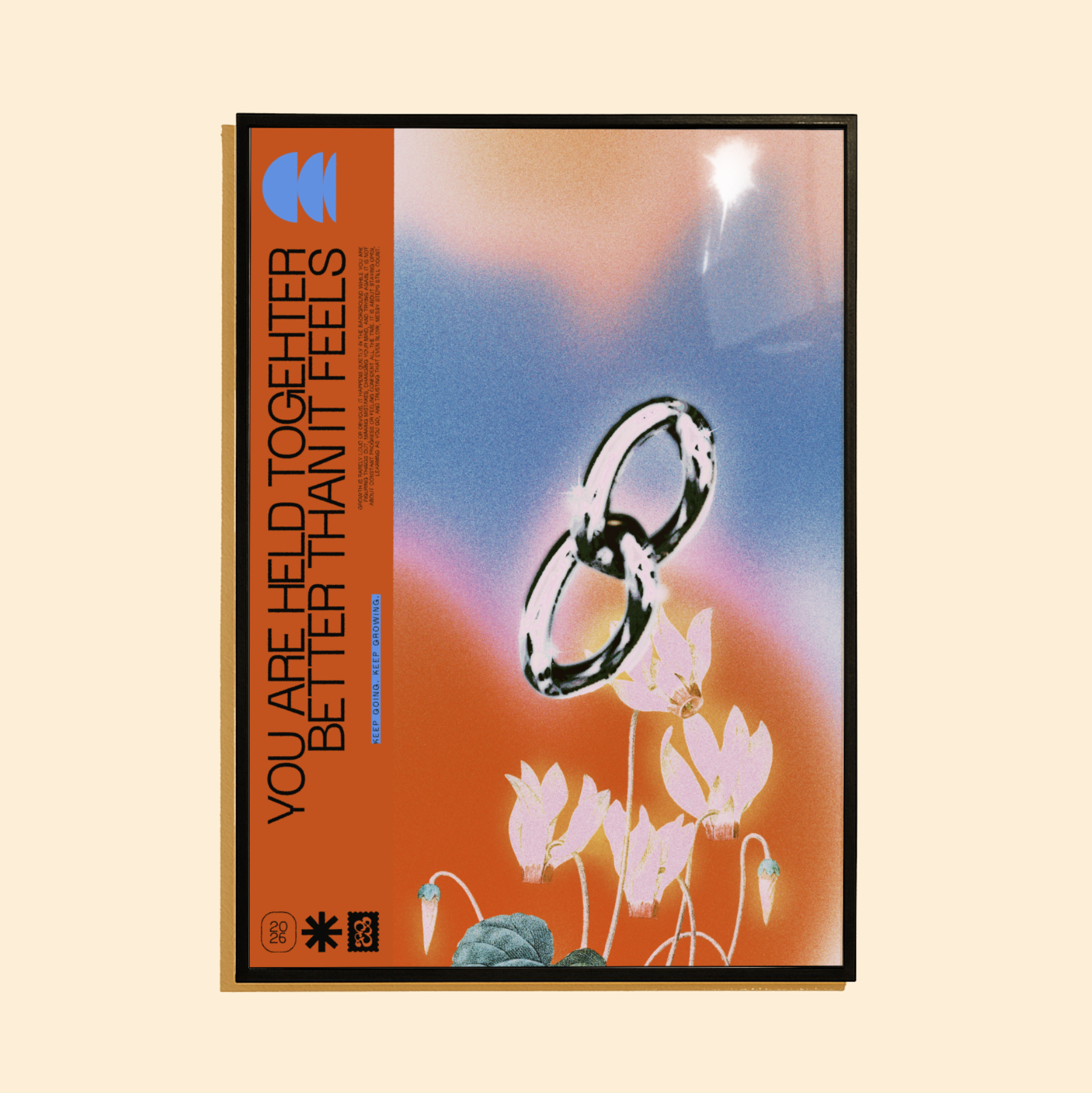 Held Together - Art Print A3 Contemporary Wall Art