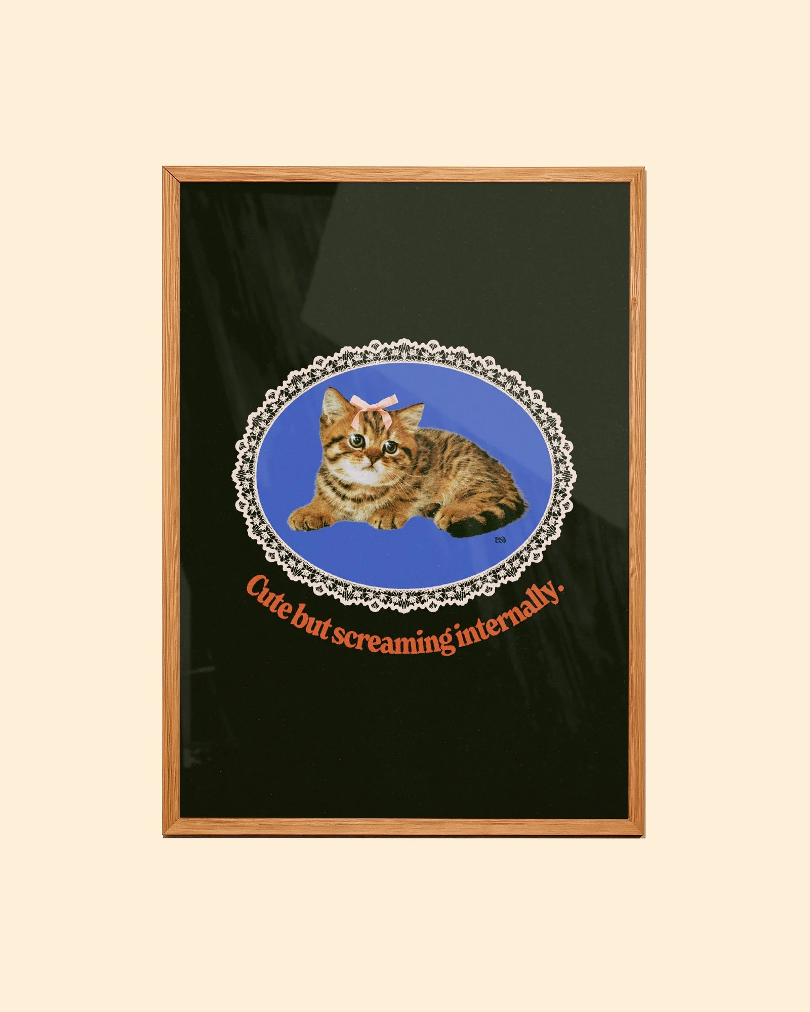 Cute But Screaming - Art Print A3
