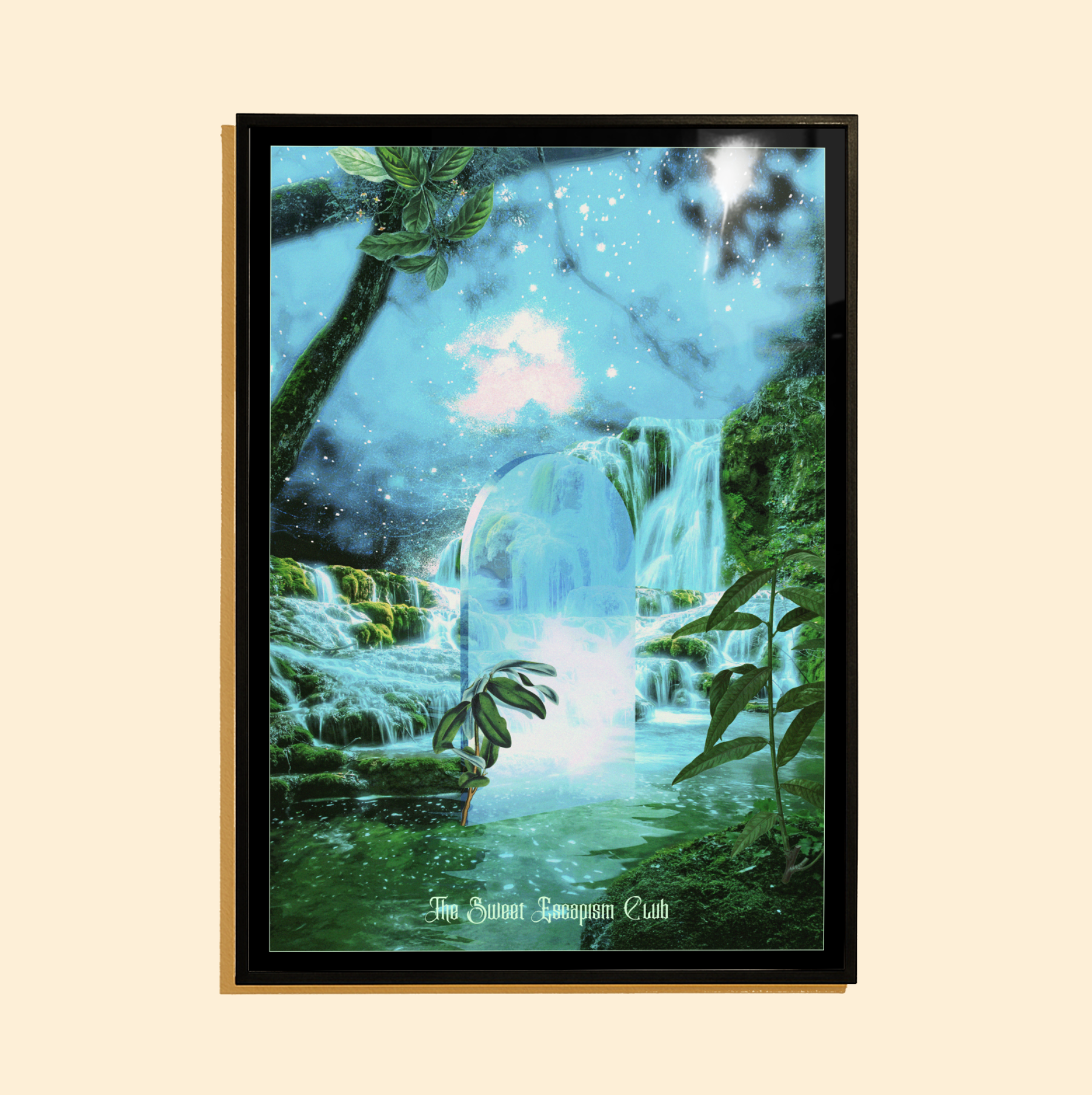 The Sweet Escapism Club Lagoon - Art Print A3 Contemporary Wall Art
