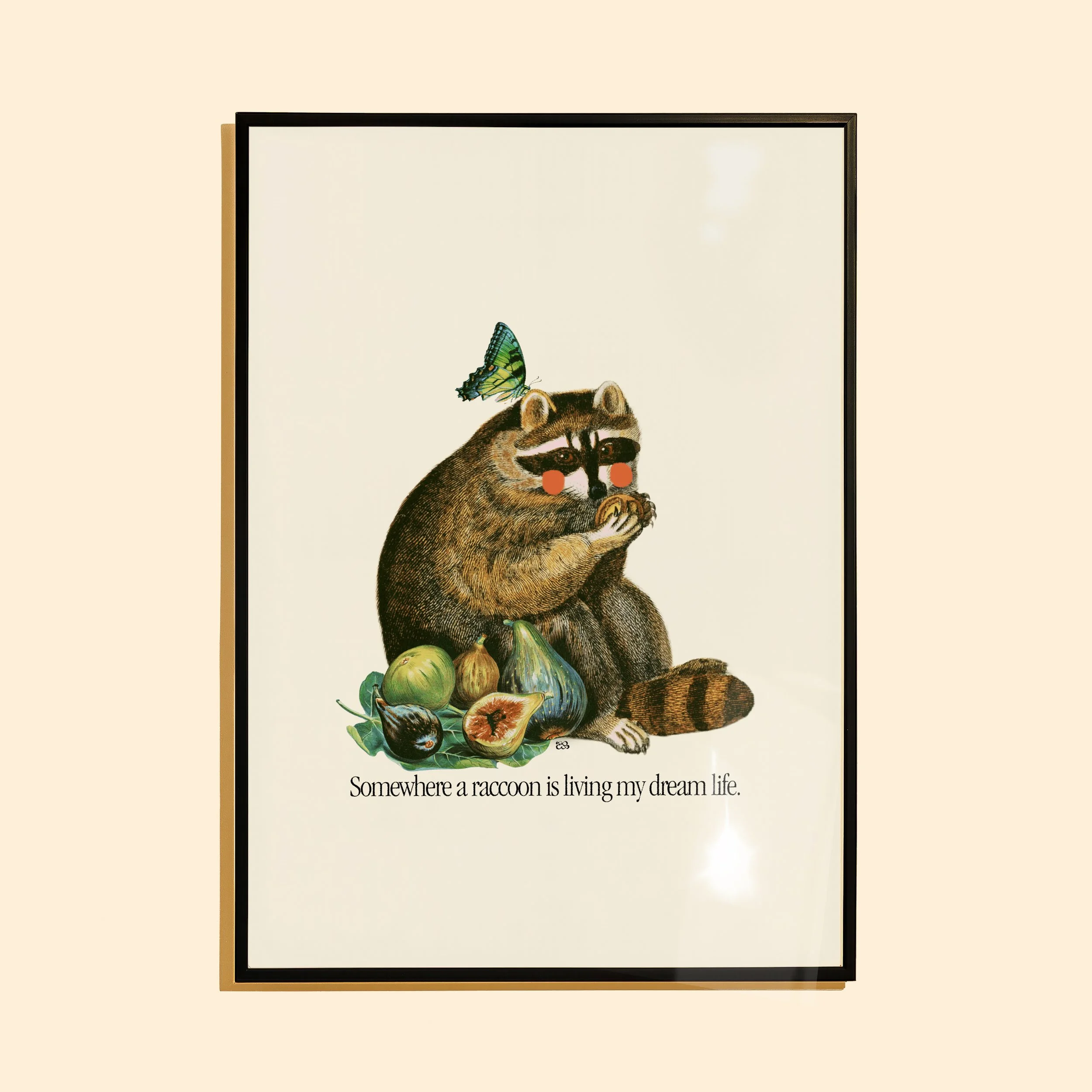 Raccoon Life - Art Print A3 Contemporary Wall Art