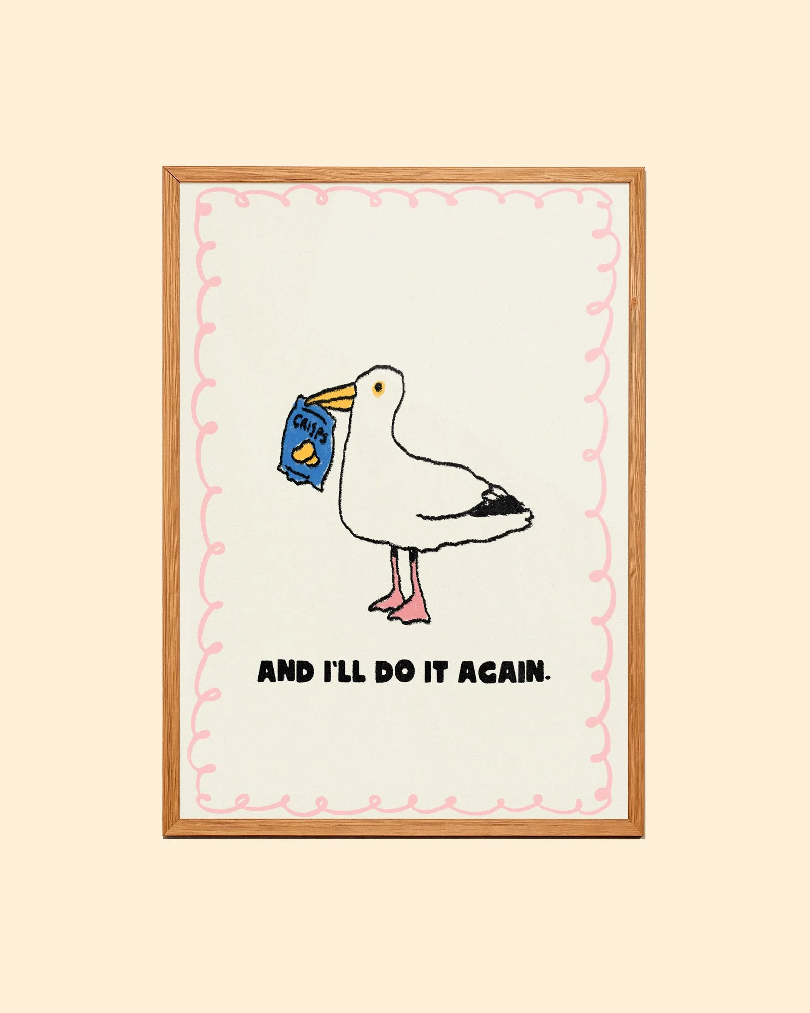 Seagull - Art Print A3